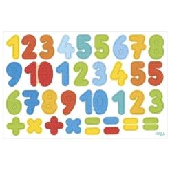 HABA 1, 2 Numbers & You Magnetic 158 Piece Game Box< Lacing Toys + Motor Skills