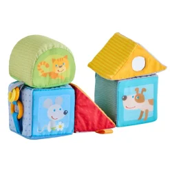 HABA Animal Discovery Cubes< Plush Baby Toys