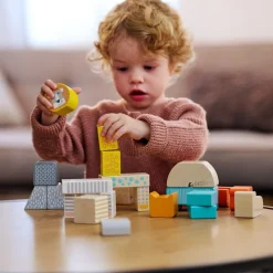 HABA Animal Parade Blocks< Wooden Building Blocks