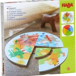 HABA Animal Seasons Wooden Arranging Game< Arranging Games