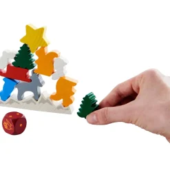 HABA Animal Upon Animal Christmas Stacking Game< Lacing Toys + Motor Skills