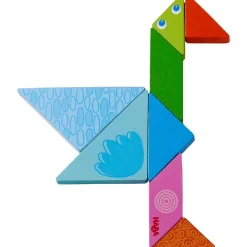 HABA Arranging Game Funny Faces Tangram Wooden Tiles< Arranging Games