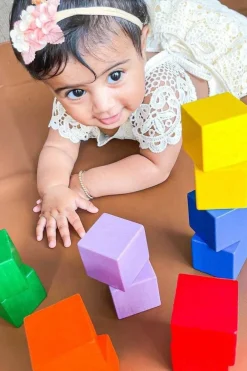 HABA Baby'S First Wood Basic Blocks< Shape Sorters + Stacking Toys
