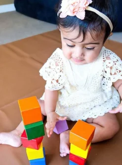 HABA Baby'S First Wood Basic Blocks< Wooden Building Blocks