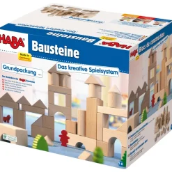HABA Basic Building Blocks 26 Piece Starter Set< Shape Sorters + Stacking Toys