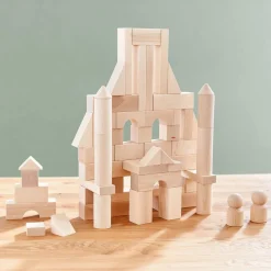 HABA Basic Building Blocks 60 Piece Large Starter Set< Wooden Building Blocks