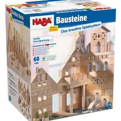HABA Basic Building Blocks 60 Piece Large Starter Set< Wooden Building Blocks