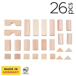 HABA Basic Building Blocks 26 Piece Starter Set< Wooden Building Blocks