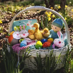 HABA Bunny Lovey Baby Blankie< Plush Baby Toys