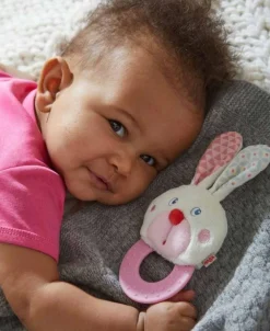 HABA Chomp Champ Bunny Teether< Grasping + Teething Toys