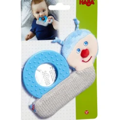 HABA Chomp Champ Snail Teether< Grasping + Teething Toys