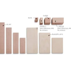 HABA Clever Up! Building Block System 3.0< Wooden Building Blocks