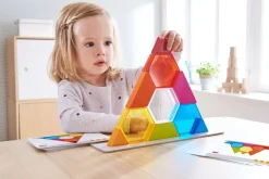 HABA Color Crystals 15 Piece Stacking Game< Arranging Games