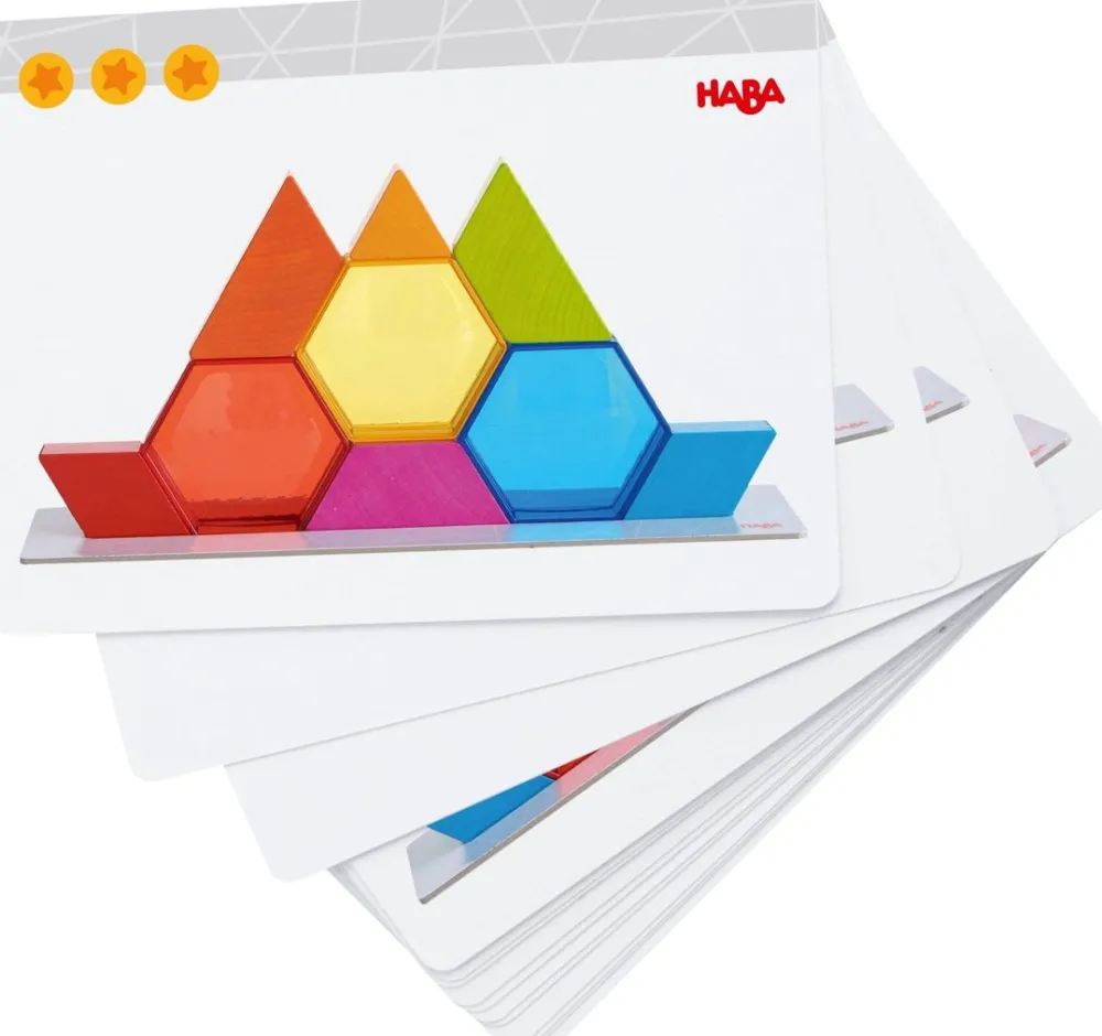 HABA Color Crystals 15 Piece Stacking Game< Arranging Games