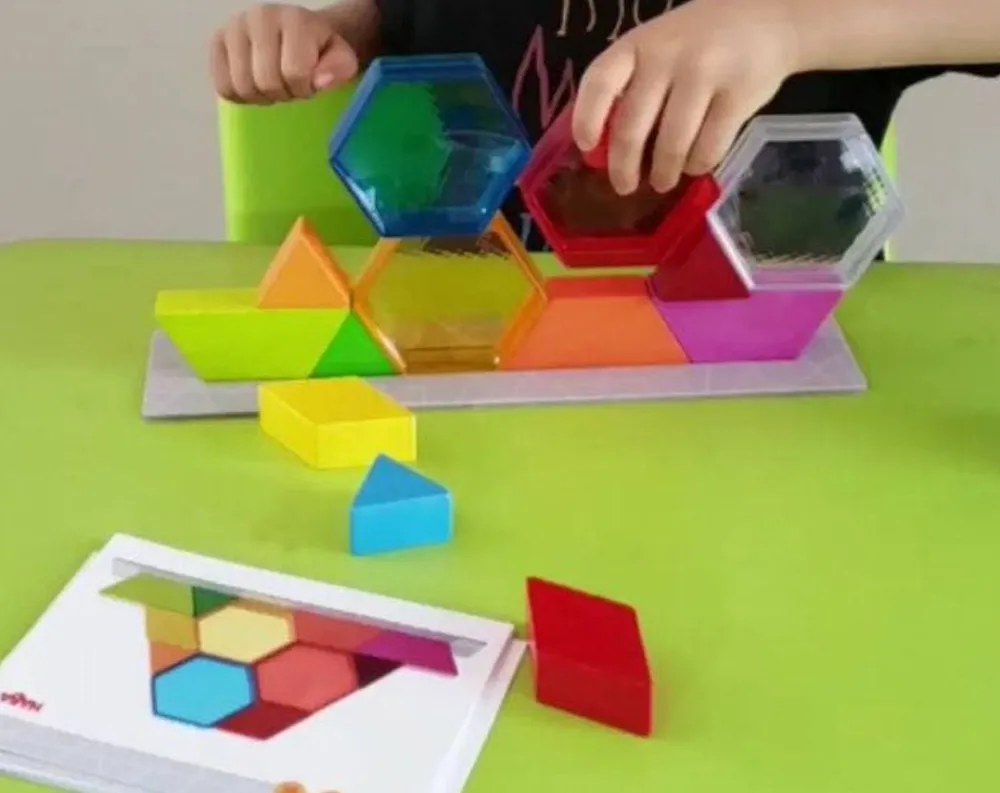 HABA Color Crystals 15 Piece Stacking Game< Arranging Games