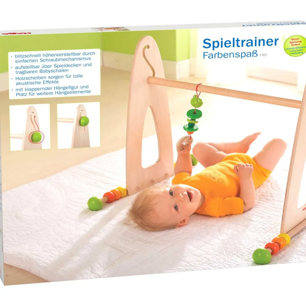 HABA Color Fun Play Gym Activity Center< Hanging Baby Toys + Mobiles