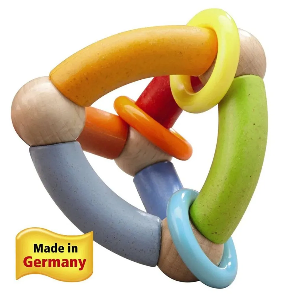 HABA Color Pyramid Clutching Toy< Grasping + Teething Toys