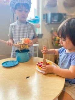 HABA Cooking Set Pasta Time Play Food Set< Pretend Play Food