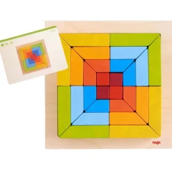 HABA Creative Stones 3D Wooden Arranging Blocks< Shape Sorters + Stacking Toys