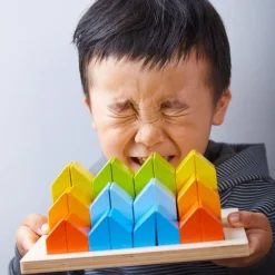 HABA Creative Stones 3D Wooden Arranging Blocks< Wooden Building Blocks