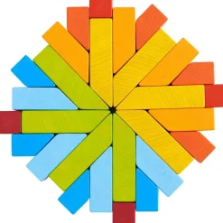 HABA Creative Stones 3D Wooden Arranging Blocks< Wooden Stacking Toys & Arranging Games