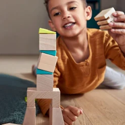 HABA Crooked Towers Wooden Blocks< Wooden Building Blocks