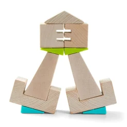 HABA Crooked Towers Wooden Blocks< Wooden Stacking Toys & Arranging Games
