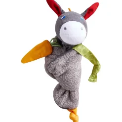 HABA Cuddly Donkey Snuggly Lovey Baby Blankie< Plush Baby Toys