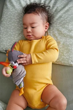 HABA Cuddly Donkey Snuggly Lovey Baby Blankie< Plush Baby Toys