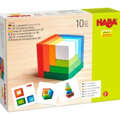 HABA 3D Rainbow Cube Arranging Game< Arranging Games