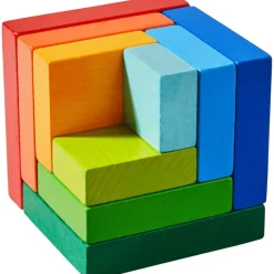 HABA 3D Rainbow Cube Arranging Game< Arranging Games