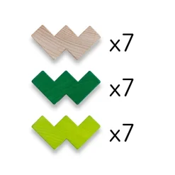 HABA 3D Viridis Wooden Stacking Game< Wooden Building Blocks