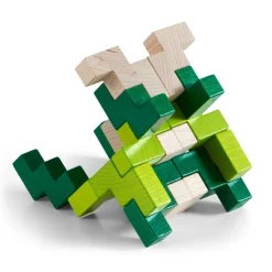 HABA 3D Viridis Wooden Stacking Game< Wooden Building Blocks