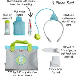 HABA Doll Sized Doctor Play Set< Doll Clothes + Accessories