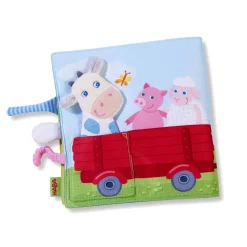 HABA Down On The Farm Soft Book With Cow Puppet< Puppets