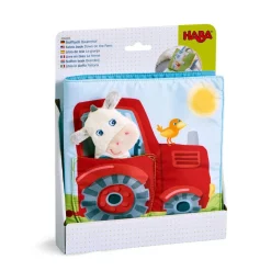 HABA Down On The Farm Soft Book With Cow Puppet< Puppets