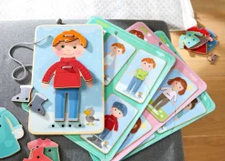 HABA Dress Me Threading & Lacing Game< Lacing Toys + Motor Skills