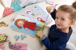 HABA Dress Me Threading & Lacing Game< Lacing Toys + Motor Skills