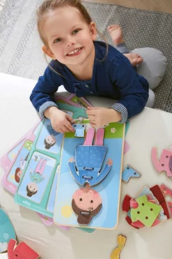 HABA Dress Me Threading & Lacing Game< Lacing Toys + Motor Skills