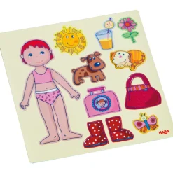 HABA Dress-Up Doll Lilli Magnetic Game< Lacing Toys + Motor Skills