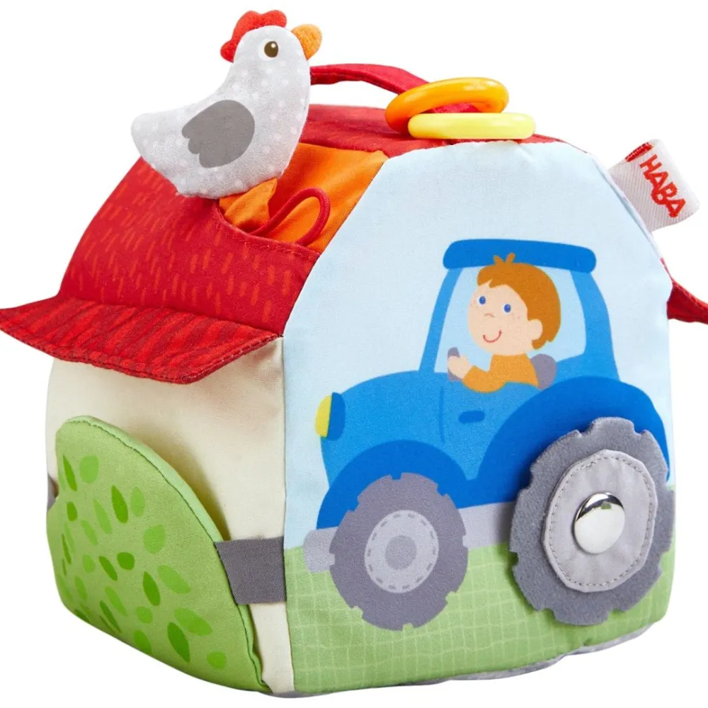 HABA Farmyard Play Cube< Plush Baby Toys