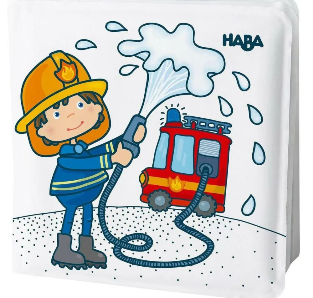 HABA Fire Brigade Magic Color Changing Bath Book< Beach & Outdoor Toys