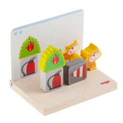 HABA Fire Brigade Stacking Toy< Shape Sorters + Stacking Toys