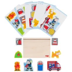HABA Fire Brigade Stacking Toy< Shape Sorters + Stacking Toys