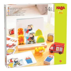 HABA Fire Brigade Stacking Toy< Wooden Stacking Toys & Arranging Games