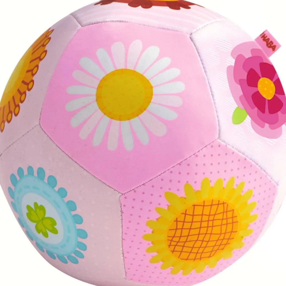 HABA Flower Magic 5 1/2" Soft Baby Ball< Plush Baby Toys
