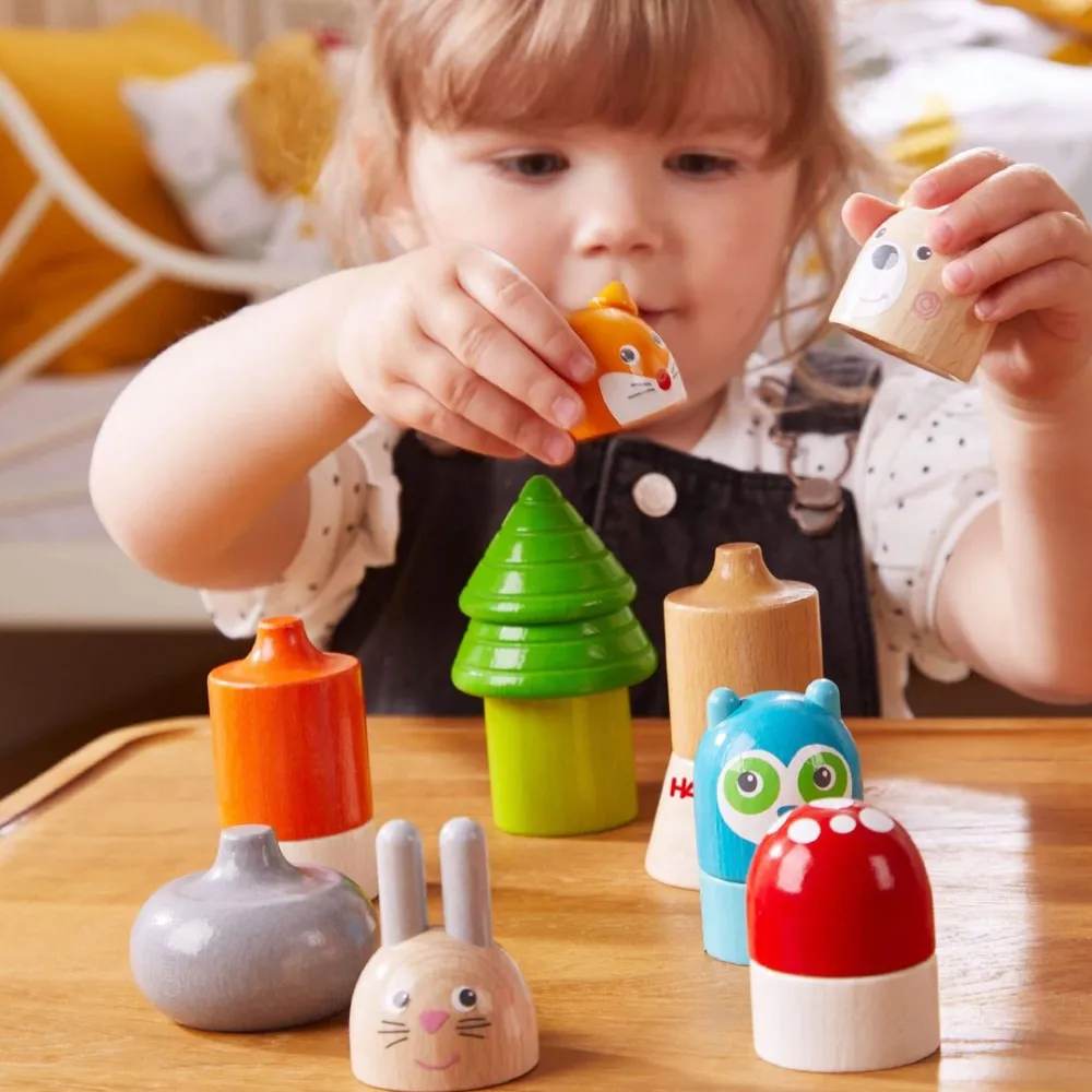 HABA Forest Animals Wooden Stacking Toy< Wooden Stacking Toys & Arranging Games