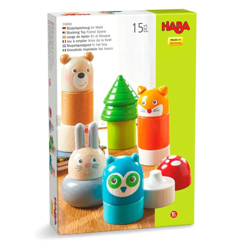 HABA Forest Animals Wooden Stacking Toy< Wooden Stacking Toys & Arranging Games