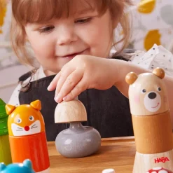 HABA Forest Animals Wooden Stacking Toy< Dexterity Games