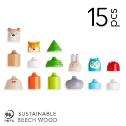 HABA Forest Animals Wooden Stacking Toy< Dexterity Games